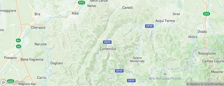 Perletto, Italy Map