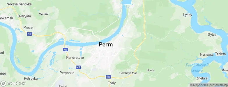 Perm, Russia Map