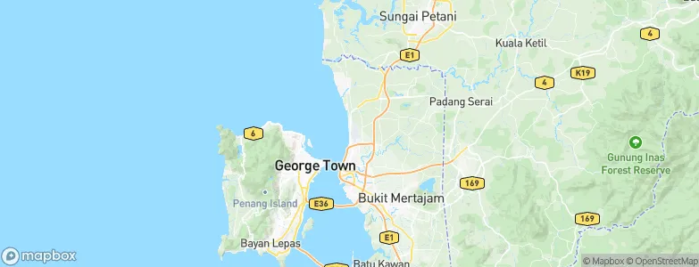 Permatang Kuching, Malaysia Map