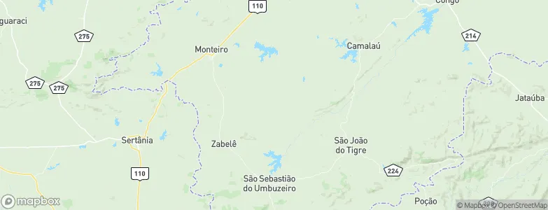 Pernambuco, Brazil Map