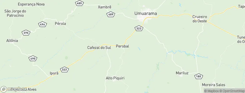 Perobal, Brazil Map