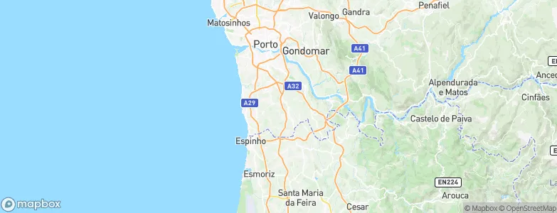 Perosinho, Portugal Map