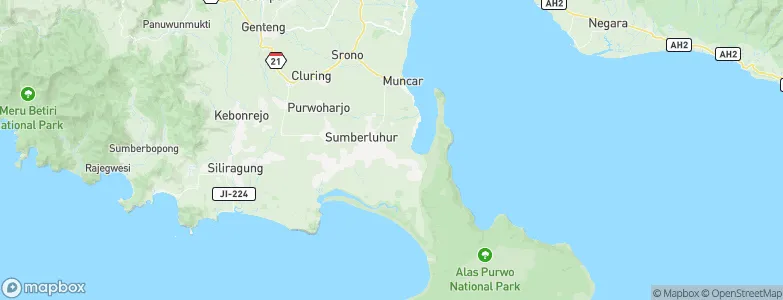 Persen, Indonesia Map