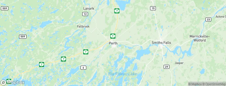 Perth, Canada Map