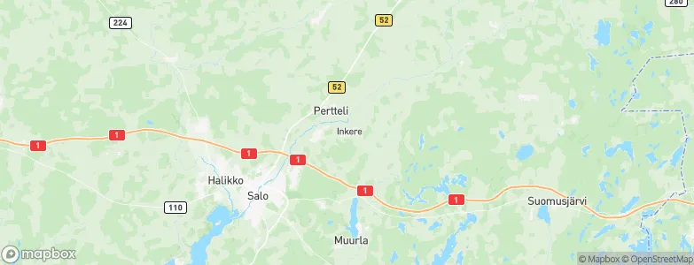 Pertteli, Finland Map