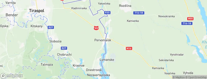 Pervomaisc, Moldova Map