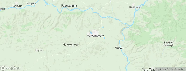 Pervomayskiy, Russia Map