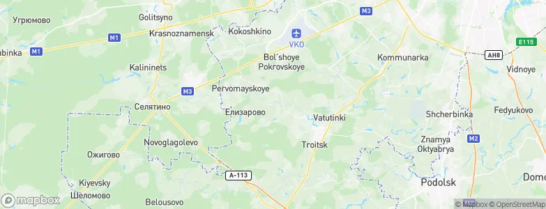 Pervomayskoye, Russia Map