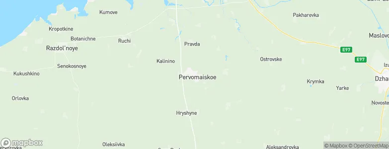 Pervomayskoye, Ukraine Map