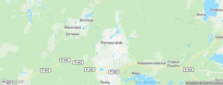Pervouralsk, Russia Map