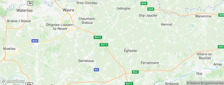 Perwez, Belgium Map