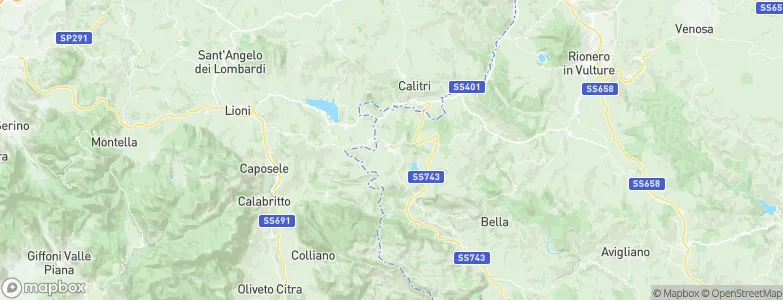 Pescopagano, Italy Map