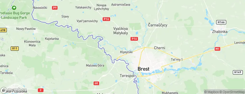 Peski, Belarus Map