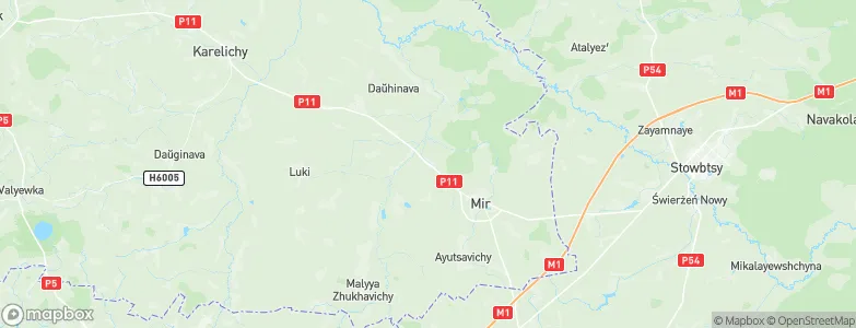 Pesochnaya, Belarus Map