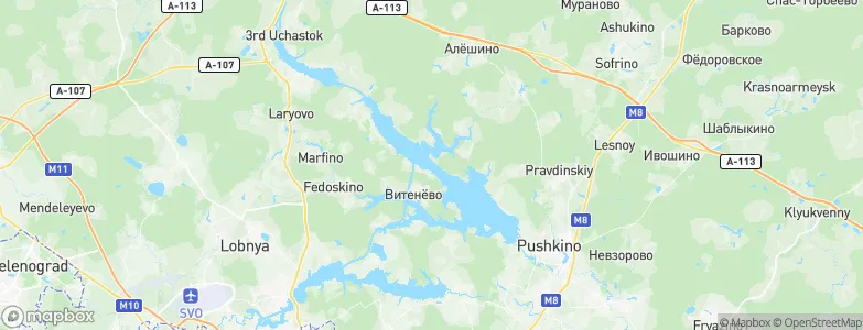 Pestovo, Russia Map