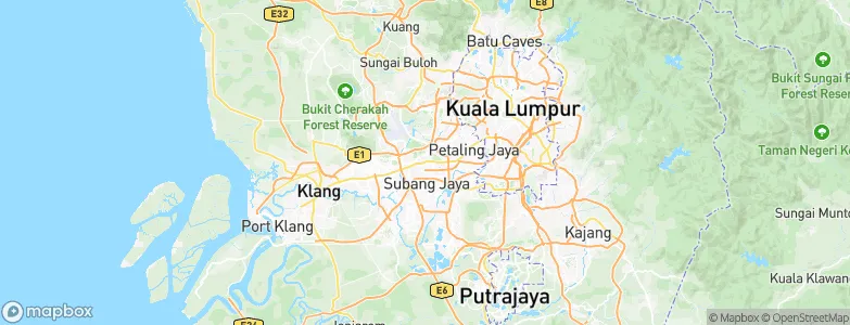 Petaling, Malaysia Map