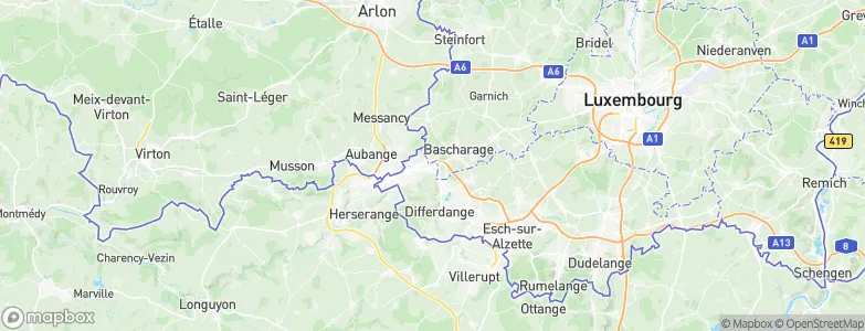 Pétange, Luxembourg Map