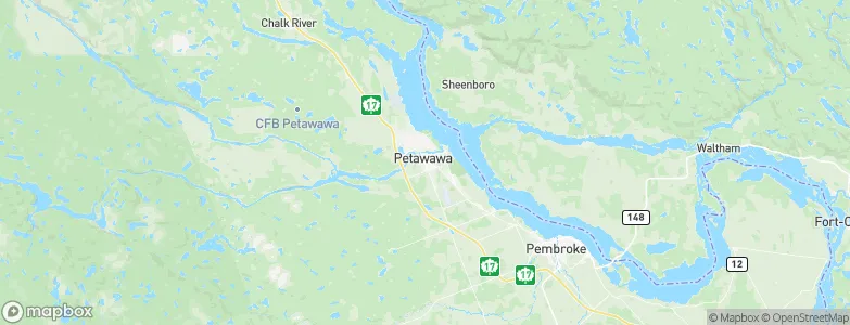 Petawawa, Canada Map