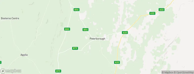 Peterborough, Australia Map