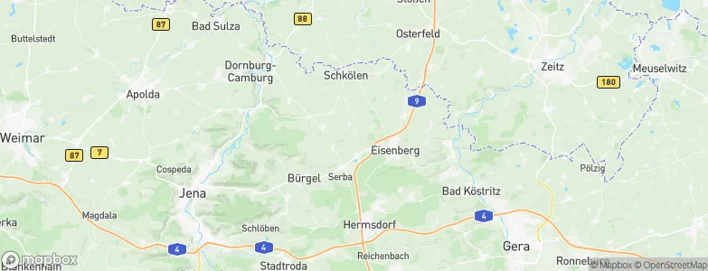 Petersberg, Germany Map