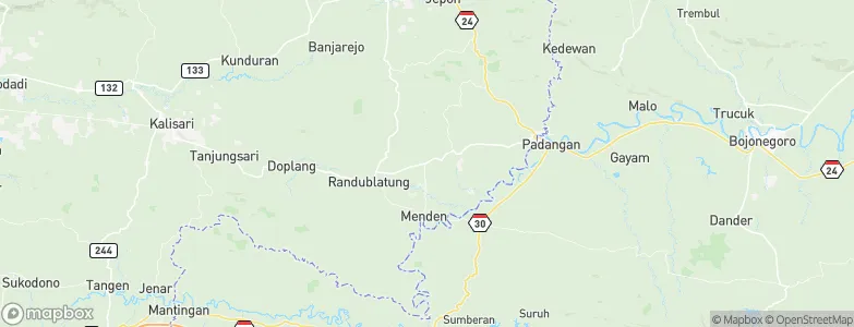 Peting, Indonesia Map