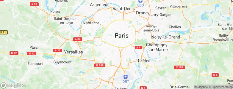 Petit-Montrouge, France Map