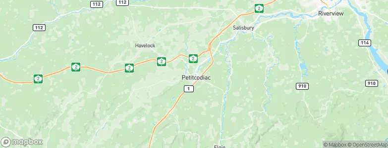 Petitcodiac, Canada Map