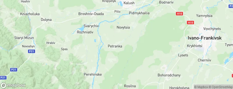 Petranka, Ukraine Map