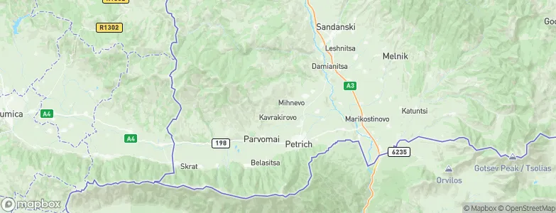 Petrich, Bulgaria Map