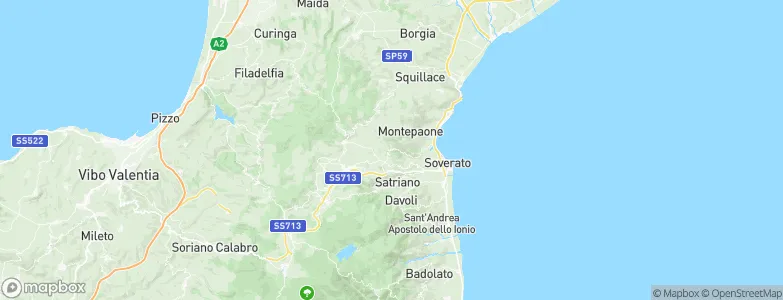 Petrizzi, Italy Map