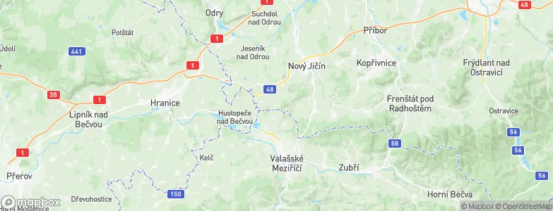 Petřkovice, Czechia Map