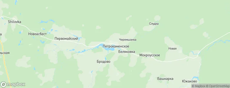 Petrokamenskoye, Russia Map