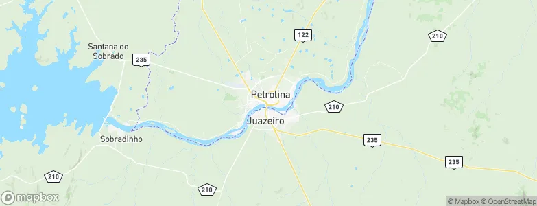 Petrolina, Brazil Map