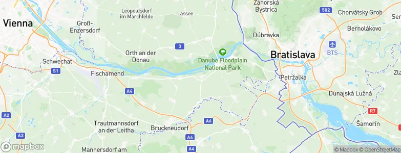 Petronell-Carnuntum, Austria Map