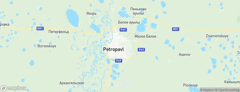 Petropavl, Kazakhstan Map