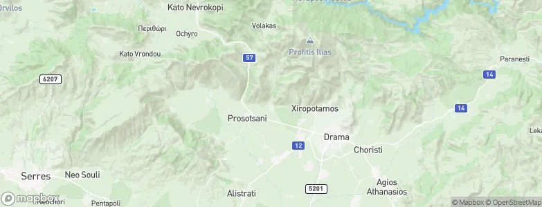 Petroússa, Greece Map