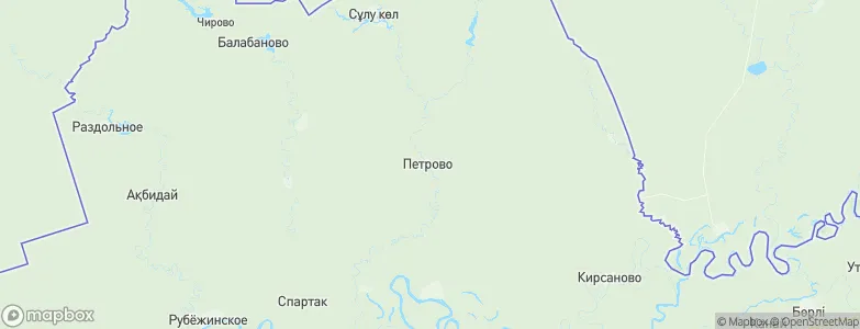 Petrovo, Kazakhstan Map