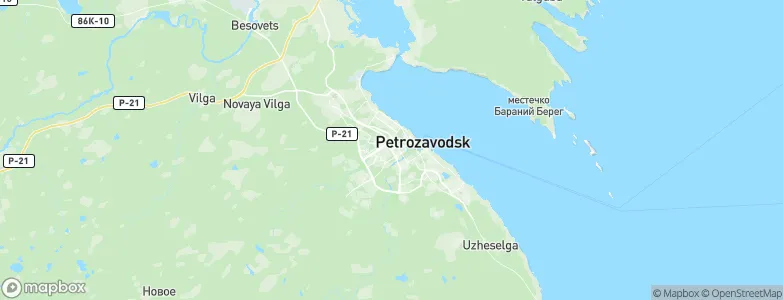 Petrozavodsk, Russia Map