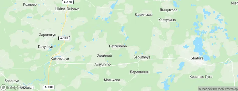 Petrushino, Russia Map