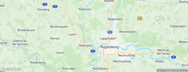 Pettendorf, Germany Map