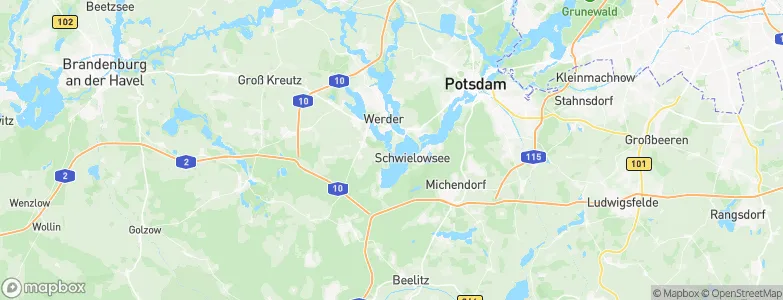 Petzow, Germany Map