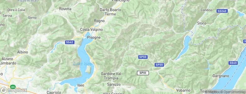 Pezzaze, Italy Map
