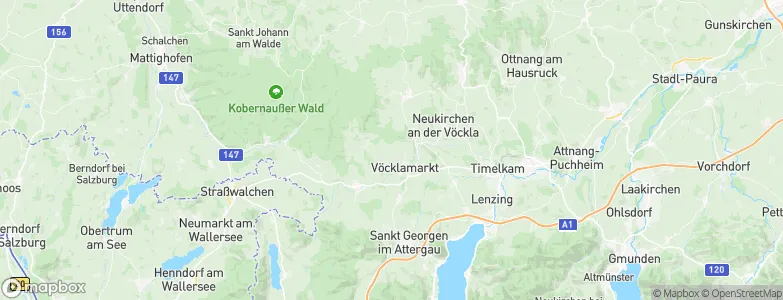 Pfaffing, Austria Map