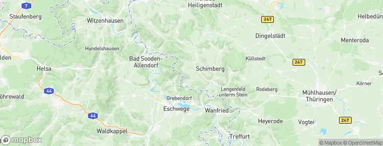 Pfaffschwende, Germany Map