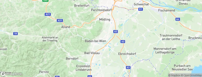 Pfaffstätten, Austria Map