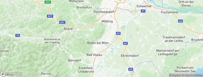 Pfaffstätten, Austria Map