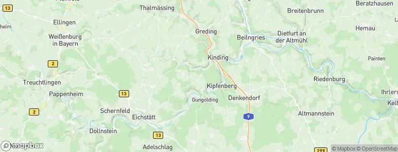 Pfahldorf, Germany Map