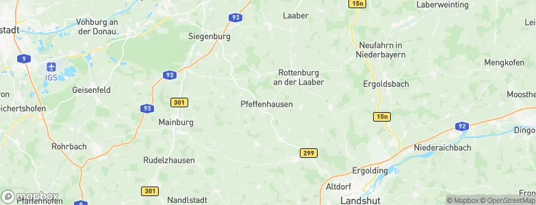Pfeffenhausen, Germany Map