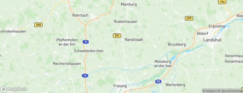 Pfettrach, Germany Map