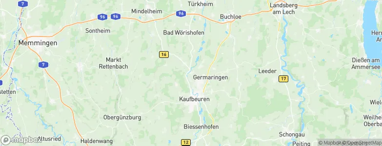 Pforzen, Germany Map